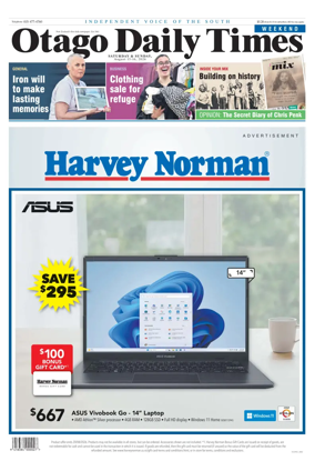 Cover of Otago Daily Times