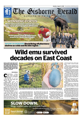 Cover of The Gisborne Herald (Saturday edition)