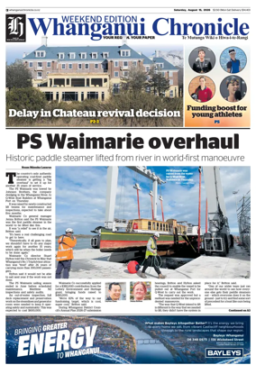 Cover of Whanganui Chronicle