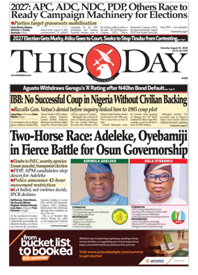 Cover of THISDAY