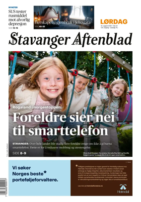 Cover of Stavanger Aftenblad