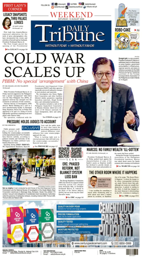 Cover of Daily Tribune (Philippines)