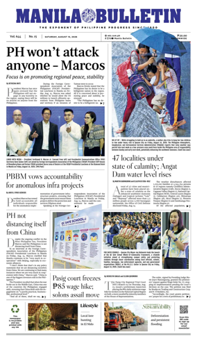 Cover of Manila Bulletin