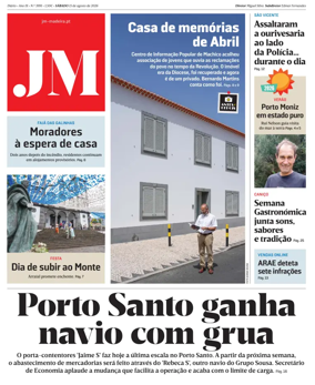 Cover of Jornal Madeira