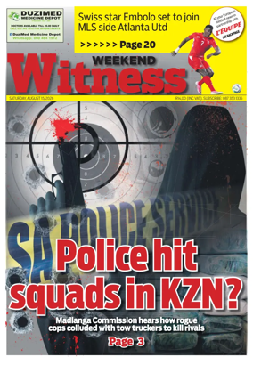 Cover of The Weekend Witness (South Africa)