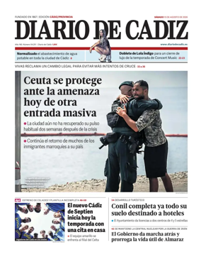 Cover of Diario de Cadiz