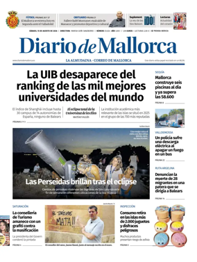 Cover of Diario de Mallorca