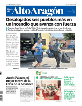 Cover of Diario del Alto Aragon