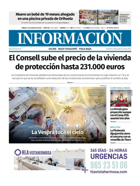 Cover of Diario Informacion (Elche y Vega Baja)