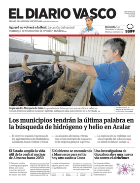 Cover of Diario Vasco (Alto Urola)