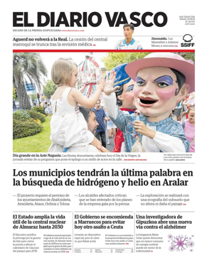 Cover of Diario Vasco (Capital)