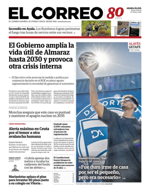 Cover of EL Correo (Alava)