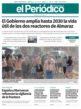 Cover of El Periodico Extremadura