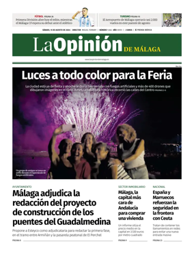 Cover of La Opinion de Malaga