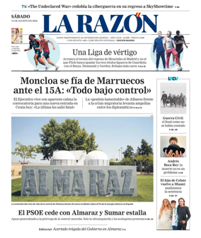 Cover of La Razon (Madrid)