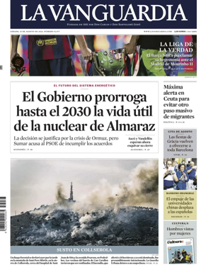 Cover of La Vanguardia (1st Edition)