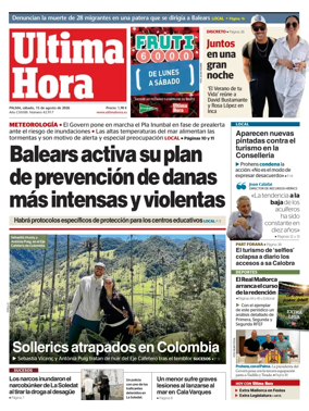 Cover of Ultima Hora