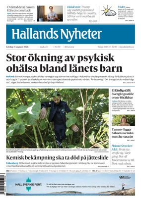 Cover of Hallands Nyheter