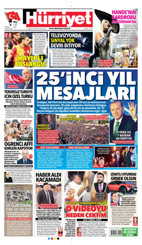 Cover of Hurriyet