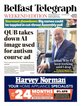 Cover of Belfast Telegraph