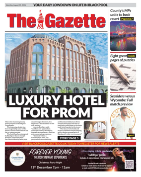 Cover of Blackpool Gazette