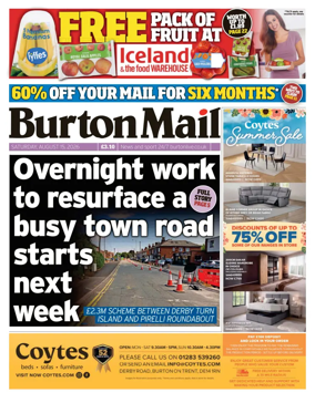 Cover of Burton Mail