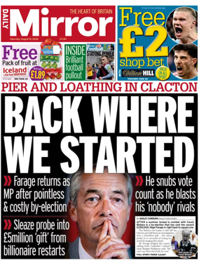 Cover of Daily Mirror