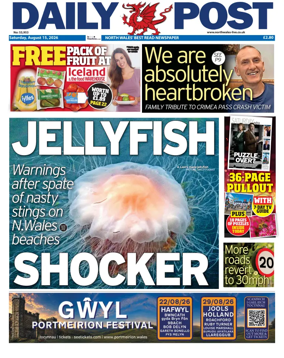 Cover of Daily Post (North Wales)