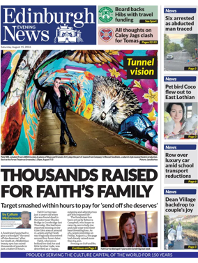Cover of Edinburgh Evening News
