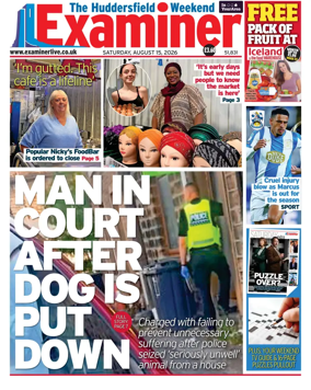 Cover of Huddersfield Daily Examiner