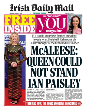 Cover of Irish Daily Mail