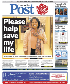 Cover of Lancashire Evening Post