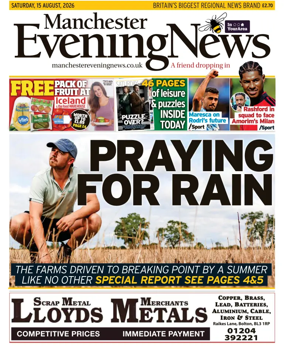 Cover of Manchester Evening News