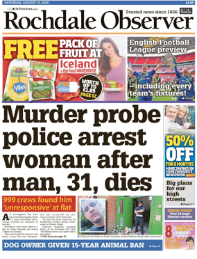 Cover of Rochdale Observer