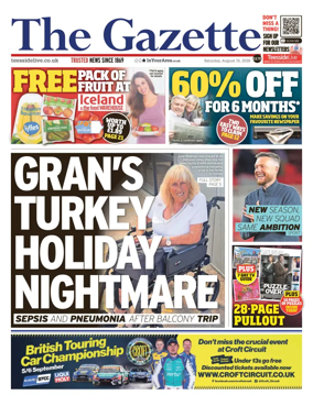 Cover of Teesside Evening Gazette