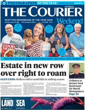 Cover of The Courier & Advertiser (Perth and Perthshire Edition)