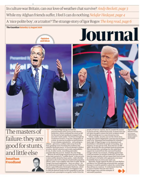 Cover of The Guardian e-paper Journal