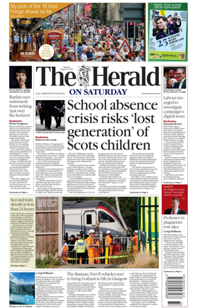 Cover of The Herald (Scotland)