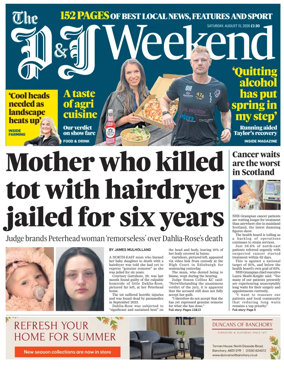 Cover of The Press and Journal (Aberdeen and Aberdeenshire)