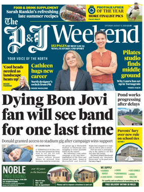 Cover of The Press and Journal (Inverness Highlands and Islands)