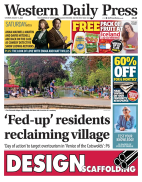 Cover of Western Daily Press (Saturday)