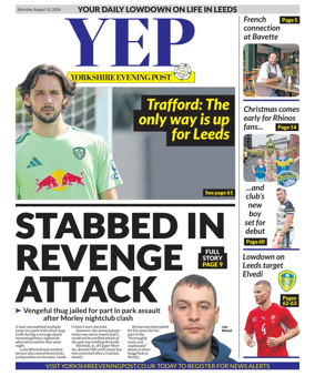 Cover of Yorkshire Evening Post