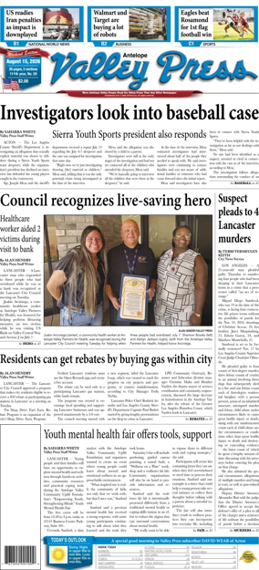 Cover of Antelope Valley Press
