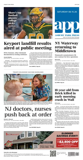 Cover of Asbury Park Press