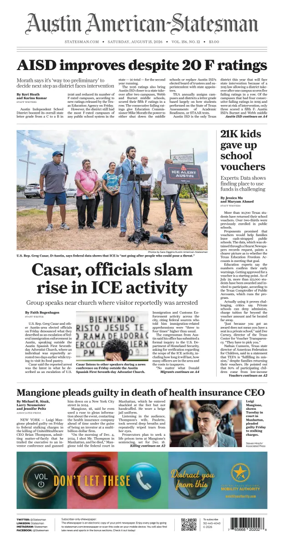 Cover of Austin American-Statesman
