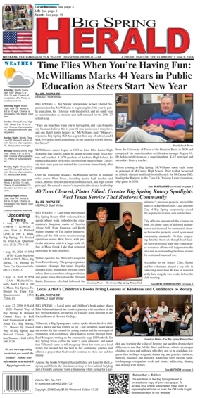 Cover of Big Spring Herald Weekend