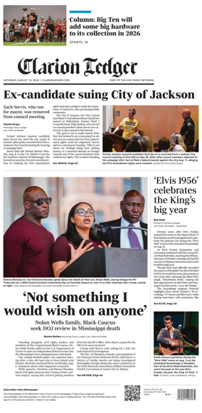 Cover of Clarion Ledger