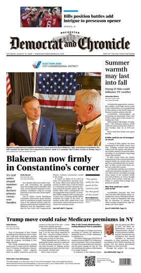 Cover of Democrat and Chronicle