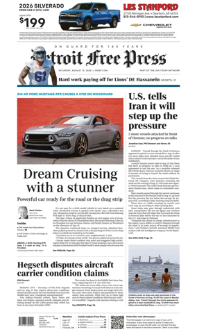 Cover of Detroit Free Press
