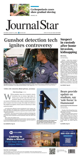 Cover of Journal Star (Peoria)